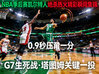 NBA季后赛凯尔特人绝杀热火精彩瞬间集锦封面图