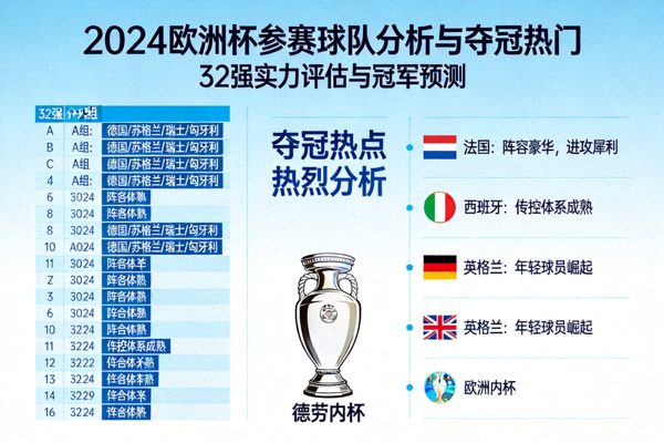 2024欧洲杯参赛球队分析与夺冠热门